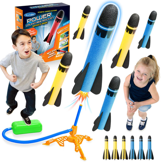 DejaNard Rocket Toy Launcher for Kids, Toys for 3-12 Year Old Boys Outdoor Garden Toys Age 3 4 5 6 Garden Game Gifts for 3-12 Boys Birthday Gifts